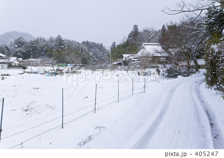 里の雪景 里の雪景 405247