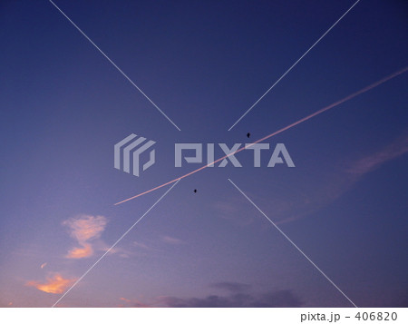 飛行機雲 飛行機雲 406820