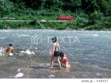 川遊び 416037