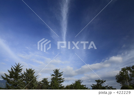 飛行機雲 422229