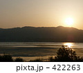沈みかけの太陽と琵琶湖 422263