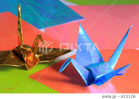折り紙の写真素材