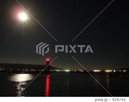夜の大島港 夜の大島港 426742
