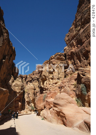 ペトラ遺跡のシーク ペトラ遺跡のシーク 428476