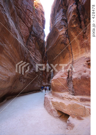 ペトラ遺跡のシーク ペトラ遺跡のシーク 428478