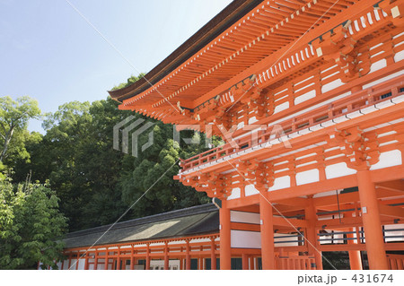 下鴨神社楼門おもて 下鴨神社楼門おもて 431674