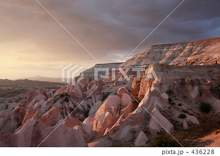 カッパドキアの夕焼け カッパドキアの夕焼け 436228