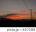 夕陽と電線 437288