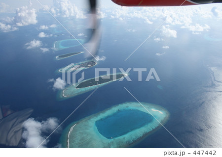 モルディブ 上空１ 447442