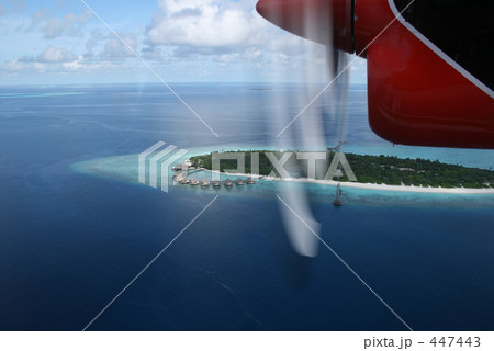 モルディブ 上空２ 447443
