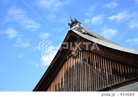 屋根と青空 屋根と青空 454669
