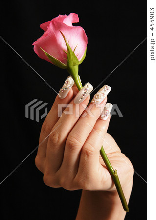 ネイルと薔薇 456903
