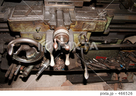 レトロ 工業機械 旋盤 工作機 2 レトロ 工業機械 旋盤 工作機 2 466526