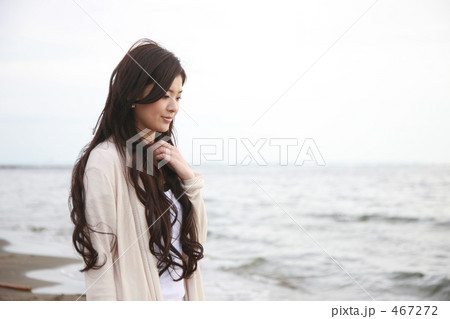 海辺の女性 467272