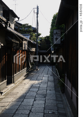 京都・祇園の街並み 468408