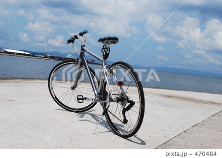 ロード 自転車 弁天を行く ロード 自転車 弁天を行く 470484