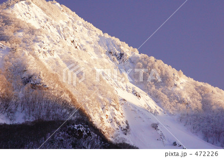 雪山へさす朝日 雪山へさす朝日 472226