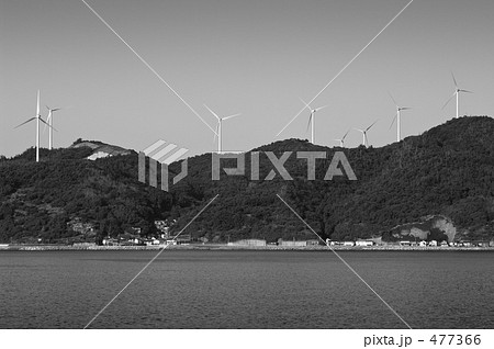 十六島半島の風力発電施設 十六島半島の風力発電施設 477366