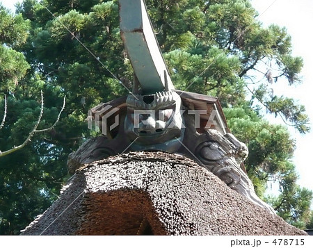 熊野神社の鬼瓦 熊野神社の鬼瓦 478715