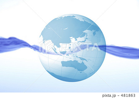地球儀と水 地球儀と水 481863