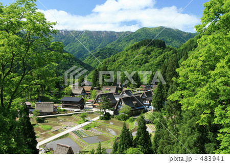 世界遺産　五箇山集落 483941