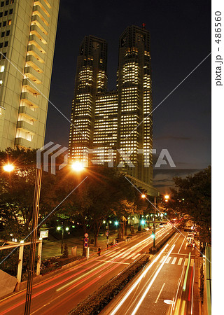 新宿夜景　都庁 486560