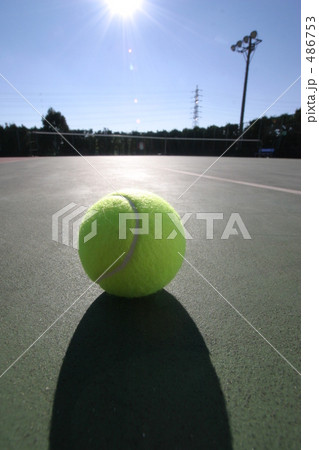 テニス　テニスボール　テニスコート 486753