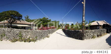 竹富の街並み 494141