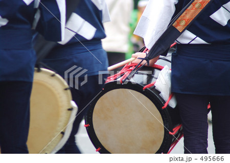 武者行列の太鼓 495666