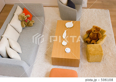 上から見たリビング 506108