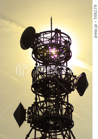 電波塔のシルエット 電波塔のシルエット 506279