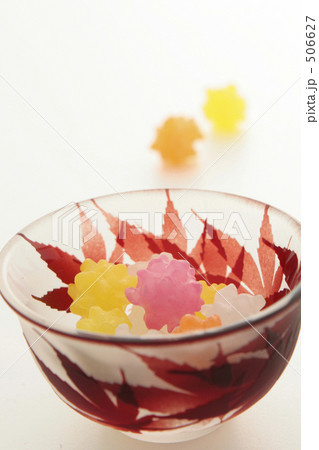 和ガラス器のカラフルな金平糖 和ガラス器のカラフルな金平糖 506627