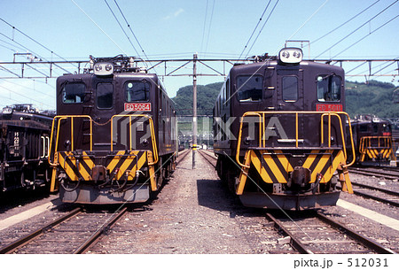 鉄道 私鉄・東武鉄道 電気機関車 昭和56年の写真素材 [512031 鉄道 私鉄・東武鉄道 電気機関車 昭和56年の写真素材 [512031