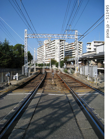 線路/住宅街 線路/住宅街 513495