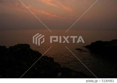 海岸の落日 海岸の落日 516481