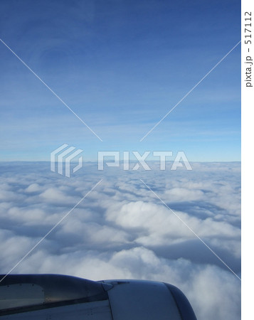 飛行機からみた空 飛行機からみた空 517112