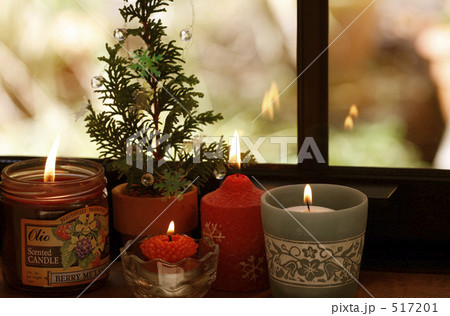 窓辺の蝋燭 窓辺の蝋燭 517201