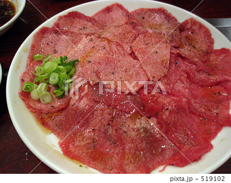 焼肉 盛り付けの写真素材