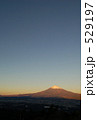 朝日に照らされた富士山 朝日に照らされた富士山 529197