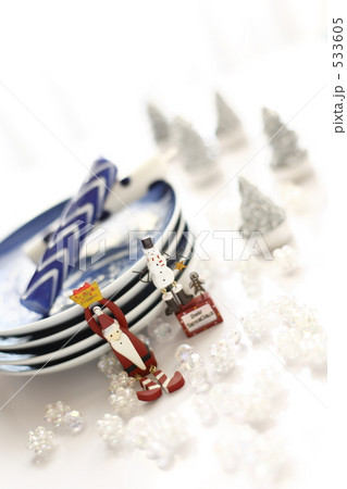 サンタとクリスマスプレート　Ⅱ 533605