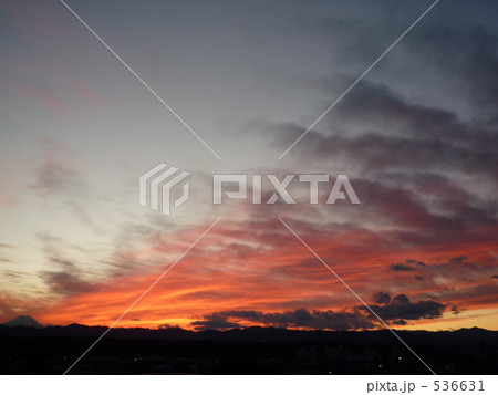 夕焼け 夕焼け 536631