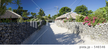 竹富島の街並み 竹富島の街並み 546546