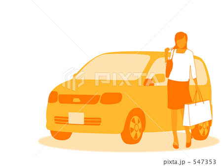 車でショッピング 547353