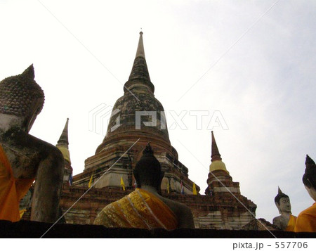 アユタヤ　ワット・ヤイチャイモンコン　ayutthaya 557706