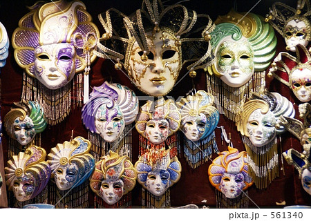 ベネチアのマスクの写真素材