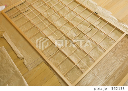 師走の障子張替え 師走の障子張替え 562133