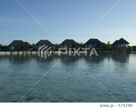 モルディブの水上コテージ 574290