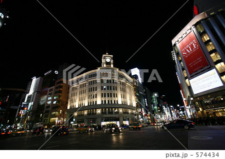 銀座イメージの写真素材