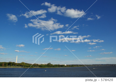 ポトマック河とワシントンモニュメント 578420