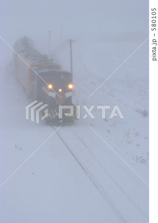 吹雪のストーブ列車 吹雪のストーブ列車 580105
